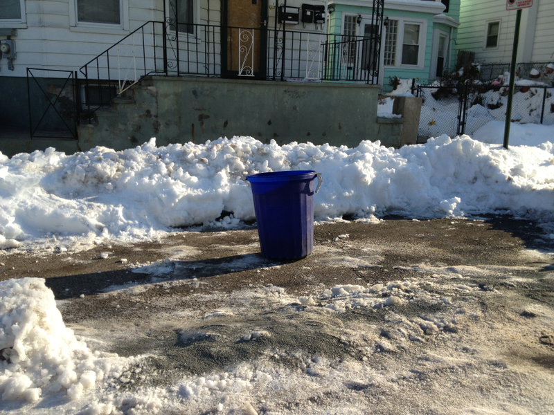 Illustration for article titled A spotter's guide to saving your dug out parking spot in the Snowpocalypse that is Paterson, NJ.